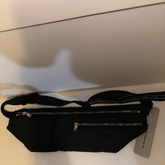 RICK OWENS DRKSHDW belt bag DA02B4427 black/ black NWT Unisex - Picture 12 of 14